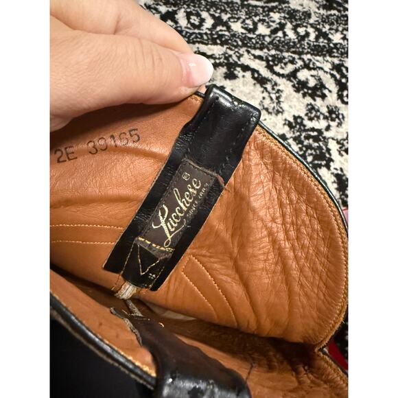 Vintage Lucchese Men's Boots Size 9 2E WIDE - Picture 5 of 9